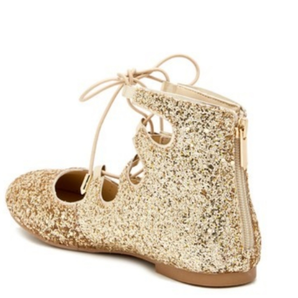 Sam Edelman Felicia Stella Silver Glitter Ghillie - Picture 2 of 5